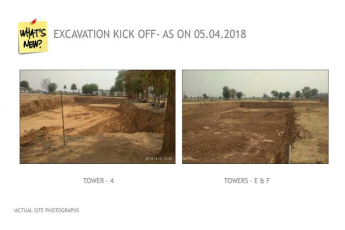 Construction status of Godrej Nature Plus in Sohna